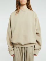 Fear of God - Classic Fit Fleece Crewneck in Timber