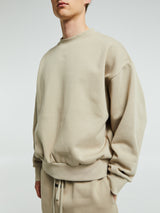Fear of God - Classic Fit Fleece Crewneck in Timber