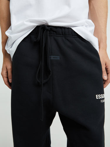 Fear of God - Classic Fit Fleece Sweatpant in Jet Black