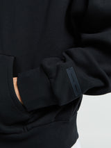 Fear of God - Classic Fit Fleece Zip Up Hoodie in Jet Black