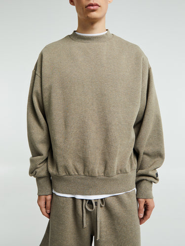 Fear of God - Classic Fit Fleece Crewneck in Homestead Heather