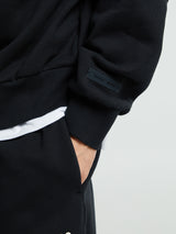 Fear of God - Classic Fit Fleece Crewneck in Jet Black