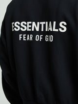 Fear of God - Classic Fit Fleece Crewneck in Jet Black