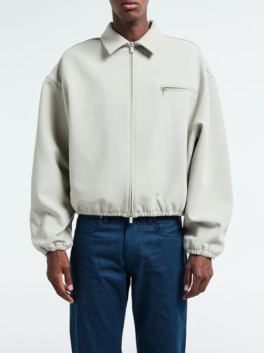 Fear of God - Bonded Canvas Zip-Up Jacket in Abbey Stone