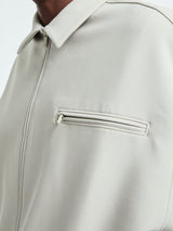 Fear of God - Bonded Canvas Zip-Up Jacket in Abbey Stone
