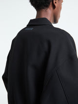 Fear of God - Bonded Canvas Zip-Up Jacket in Jet Black