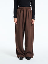 The Frankie Shop - Baxter Track Pants in Dark Brown