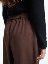 The Frankie Shop - Baxter Track Pants in Dark Brown