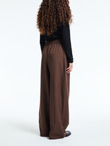 The Frankie Shop - Baxter Track Pants in Dark Brown