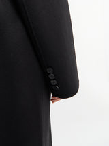 The Frankie Shop - Gaia Double Breasted Coat in Black