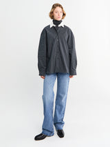 The Frankie Shop - Hylan Checked Shirt in Dark Grey
