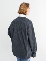 The Frankie Shop - Hylan Checked Shirt in Dark Grey