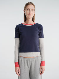 Gimaguas - Triple Tee in Grey Navy