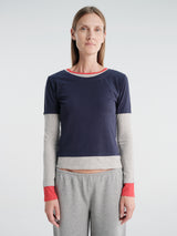 Gimaguas - Triple Tee in Grey Navy