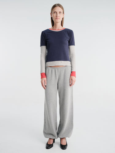 Gimaguas - Triple Tee in Grey Navy