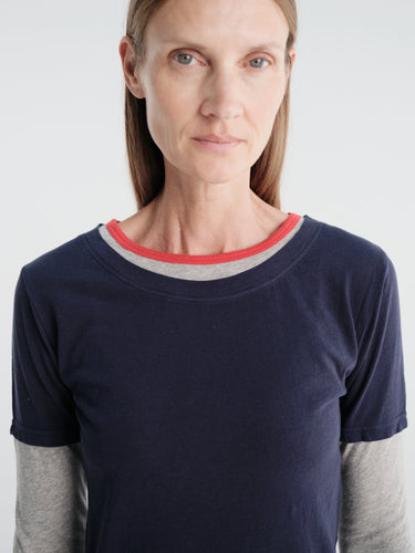 Gimaguas - Triple Tee in Grey Navy