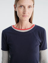 Gimaguas - Triple Tee in Grey Navy