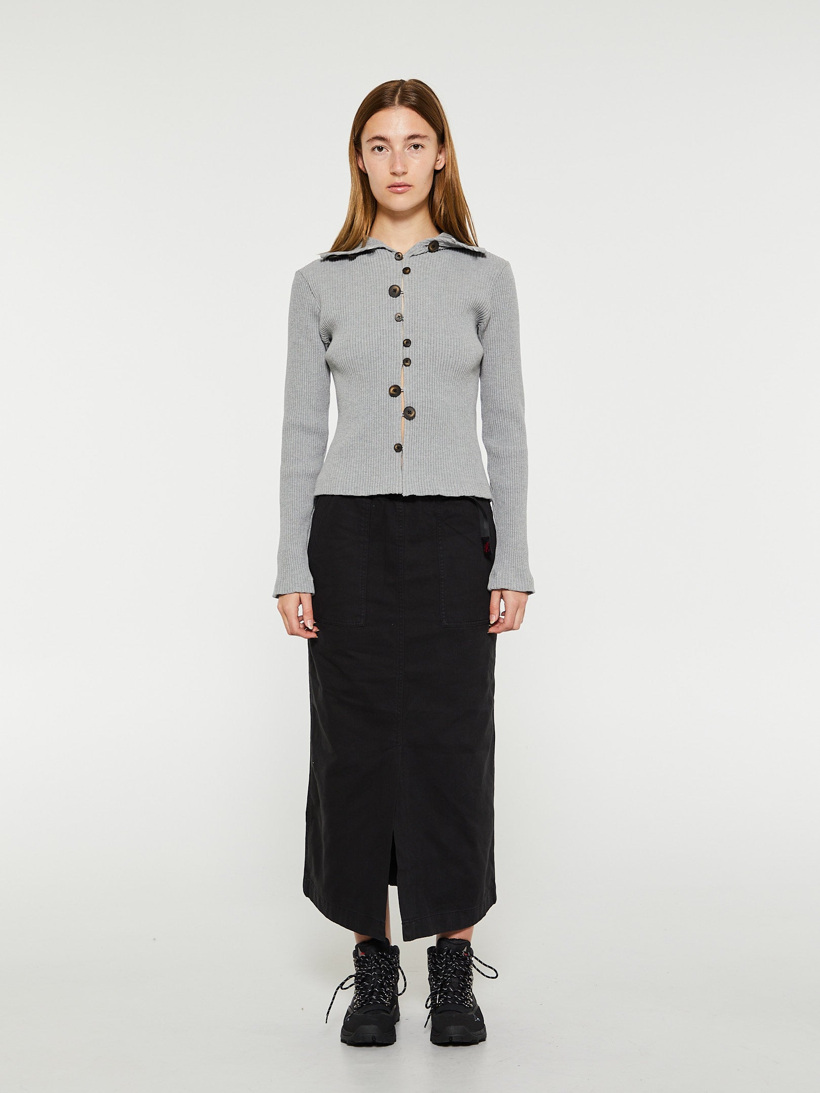 Gramicci - Long Baker Skirt in Black