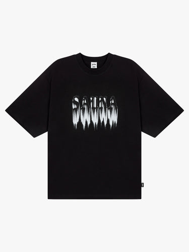 Sauna - Ghost Tee in Black