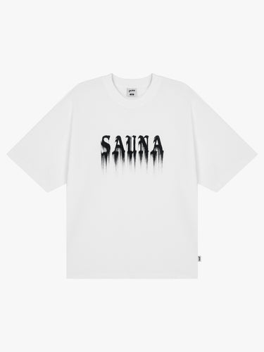 Sauna - Ghost Tee in White