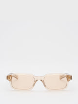 Flatlist - Hanky Sunglasses in Crystal Beige and Peach Lens