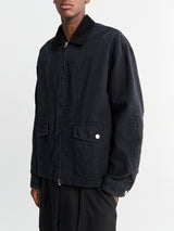 Comme des Garçons Homme - Cotton Zip Jacket in Black