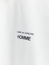 Comme des Garçons Homme - Chest Logo T-Shirt in White