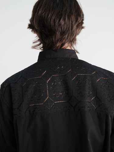 Comme des Garçons Homme Plus - Men'S Shirt in Black X Black