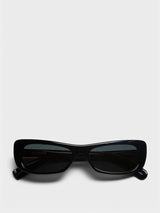 Jacquemus Eyewear - Capri Sunglasses in Black, Yellow Gold and Grey