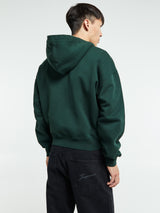 Jacquemus - Le Hoodie Zip Gros Grain in Dark Green 2