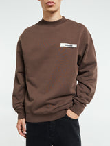 Jacquemus - Le Sweatshirt Gros Grain in Dark Brown