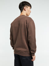 Jacquemus - Le Sweatshirt Gros Grain in Dark Brown