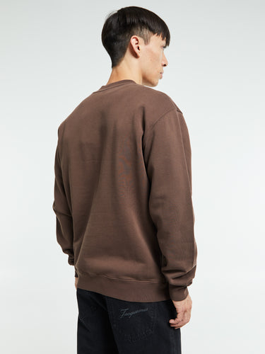 Jacquemus - Le Sweatshirt Gros Grain in Dark Brown