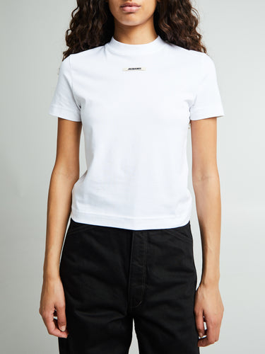 Jacquemus - Le T-Shirt Gros Grain in White