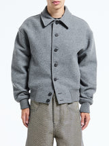 Jacquemus - Le Bomber Feltro Jacket in Grey