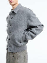 Jacquemus - Le Bomber Feltro Jacket in Grey