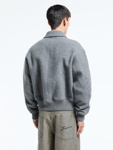Jacquemus - Le Bomber Feltro Jacket in Grey