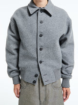 Jacquemus - Le Bomber Feltro Jacket in Grey