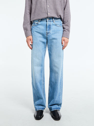 Jacquemus - Le De-Nimes Droit in Blue and Tabac