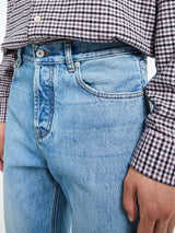 Jacquemus - Le De-Nimes Droit in Blue and Tabac