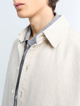 Jacquemus - La Chemise De-Nimes Simon Denim Shirt in Light Beige