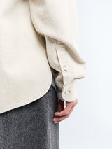 Jacquemus - La Chemise De-Nimes Simon Denim Shirt in Light Beige