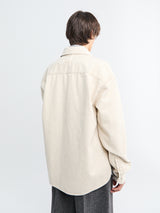 Jacquemus - La Chemise De-Nimes Simon Denim Shirt in Light Beige