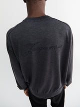 Jacquemus - La Sweater Brode in Dark Grey