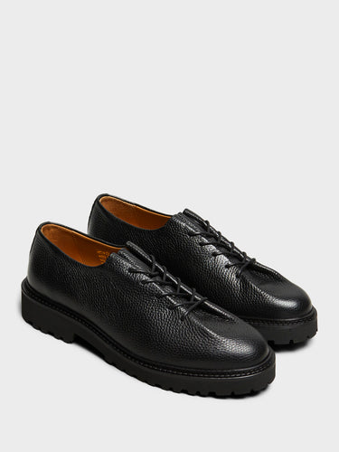 Jacques Solovière Paris - Edouard Lug Derby in Grained Black