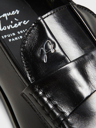 Jacques Solovière Paris - Moliere Shoes in Black Polished