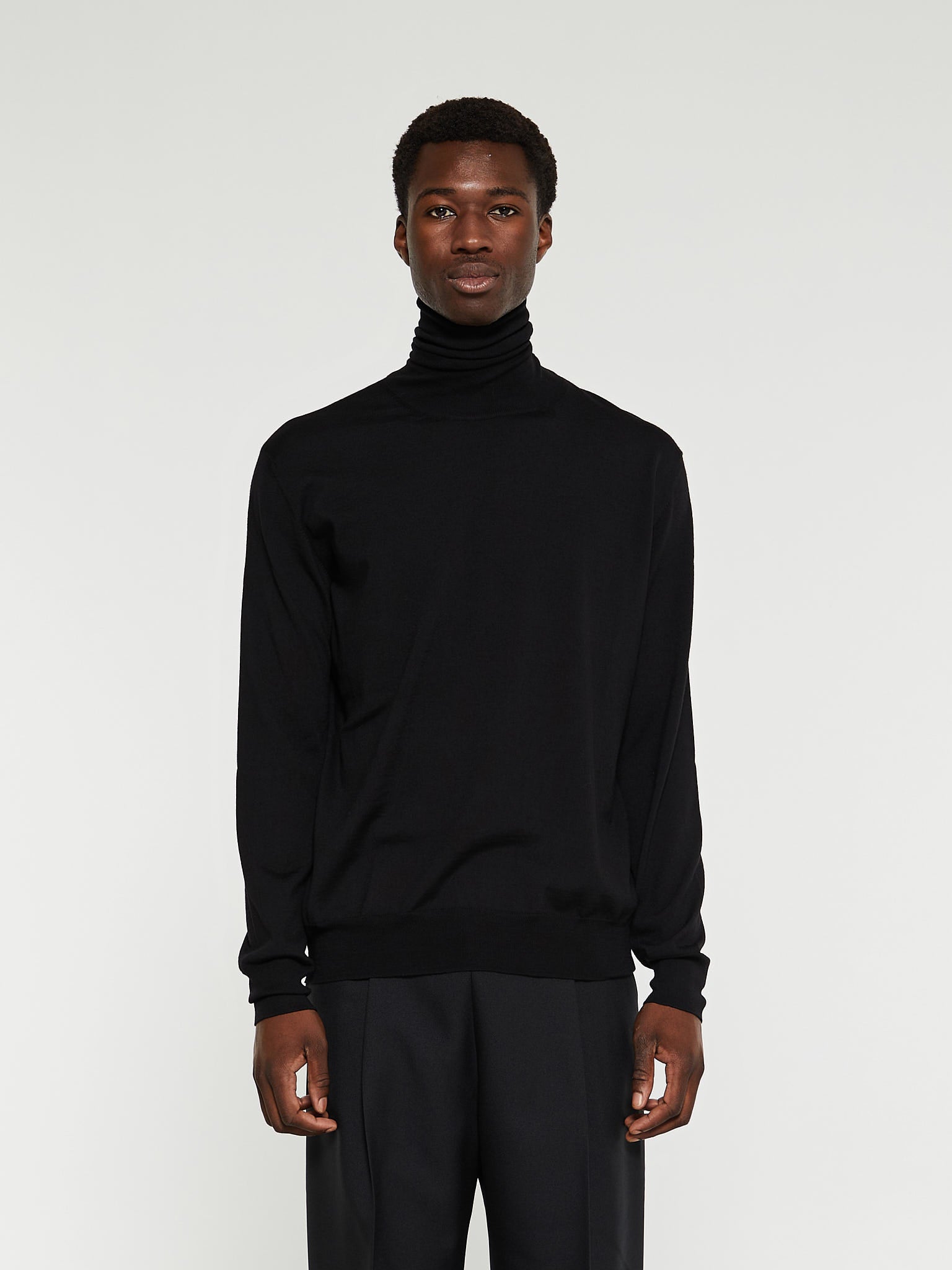 Jil Sander - High-Neck Sweater in Black
