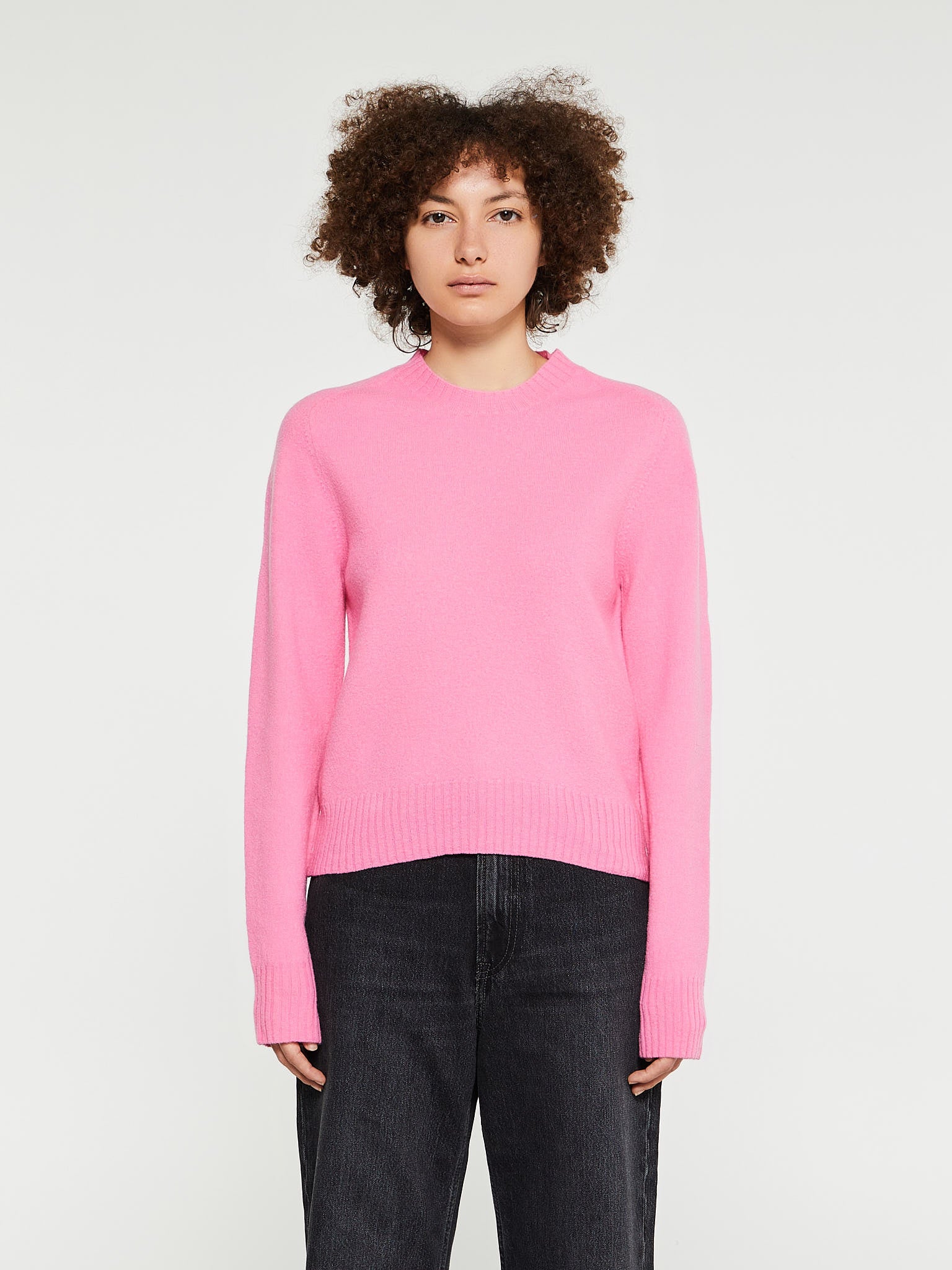 Jil Sander - Crewneck Sweater in Electric Pink