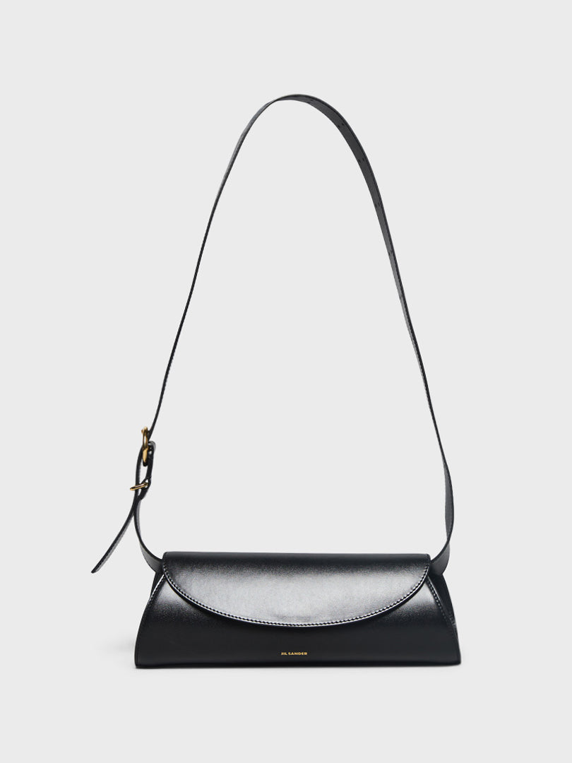 Jil Sander Cannolo Bag in Black