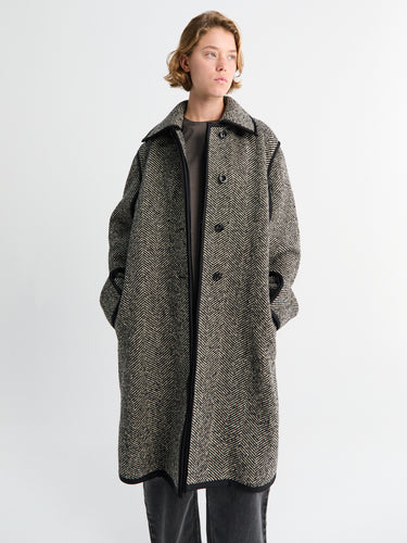 Jil Sander - Wool Tweed Coat in Grey
